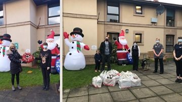 Falkirk care home delighted to accept kind donations from local supermarket